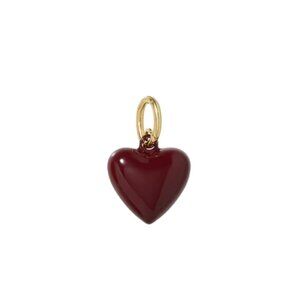 Roxanne Assoulin The Mini Puffy Heart Charms Burgundy Wine